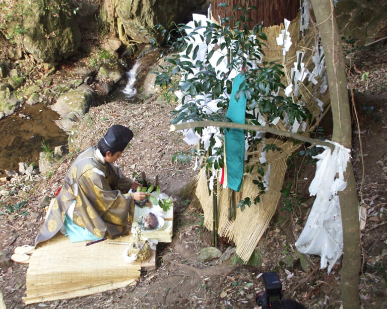 由宇町清水の山ノ神祭り